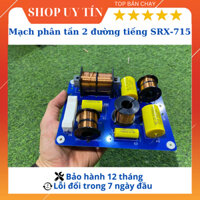 Mạch phân tần 2 đường tiếng SRX-715 là một giải pháp âm thanh cao cấp.Chuyên dùng cho loa full đơn 40,50 coil 100.