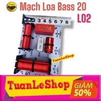 MẠCH PHÂN TẦN 2 LOA 1 BASS 1 CHÉP -  MẠCH BẢO VỆ LOA  - DÀNH CHO BAS  20 25 – MACH LOA XACH TAY BASS 20 MACH L02