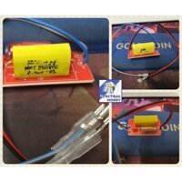 Mạch phân tần loa treble Chống cháy Tụ phân tần loa 40w Pure tweeter crossover WEAH T-5