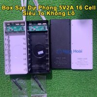Mạch sạc dự phòng 5V2.1A + Box sạc 16 cell C16 (Tháo lắp dể dàng bằng Ốc Vít )