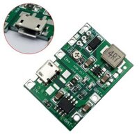 Mạch sạc pin 18650 1s tích hợp tăng áp 27v Micro USB
