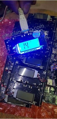 Mạch sạc Pin dự phòng 2A có màn hình LCD hiển thị trạng thái sạc