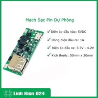 Mạch Sạc Pin Dự Phòng 5V 1A - Xanh Lá (K2A2)