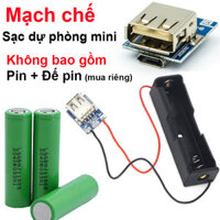 Mạch sạc pin dự phòng 5V 600mA mini có led báo trạng thái