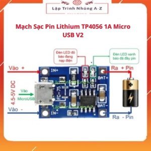 Mạch sạc pin TP4056 1A MiniUSB