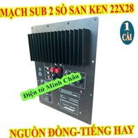 MẠCH SIÊU TRẦM BOSS 2 SÒ KEN, NGUỒN ĐỒNG CAO CẤP - MẠCH SUB ĐIỆN - GIÁ 1 MẠCH