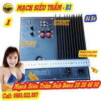 MACH SUB 4 SÒ TOSHI NGUỒN XUYẾN B3 - MẠCH SIÊU TRẦM KICH THUOC 27x27 - KÉO LOA SUB 25 30 40 50