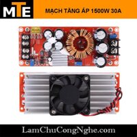 Mạch tăng áp 1500w 30a dc-dc 10-60v lên 12-90v kèm quạt tản nhiệt