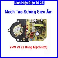 Mạch tạo sương siêu âm công suất 12V 25W 1,7MHz V1 (2 mạch rời)