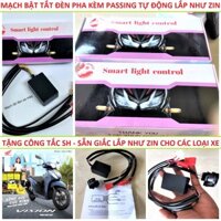 MẠCH TẮT ĐÈN XE KÈM PASSING SẴN GIẮC CẮM NHƯ ZIN CHO CÁC LOẠI XE ( TẶNG CÔNG TẮC PASSING HONDA )