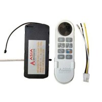 Mạch và điều khiển từ xa quạt trần Asia QT12 QT13, bộ mạch mẫu mới, chính hãng, bảo hành 2 năm