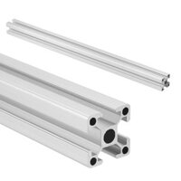 Machifit Silver 100-250mm 2020 T-slot Aluminum Extrusions Aluminum Profiles Frame for CNC Laser Engraving Machine