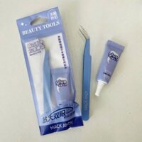 MACK ANDY Set 2 Món Keo Dán Lông Mi Và Nhíp Gắn Mi