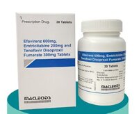 Macleods ARV (TLD) Dolutegravir Lamivudine Tenofovir 50/300/300mg điều trị ARV và dự phòng PEP (30 viên)