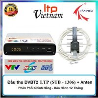 [macmun]- - Combo Đầu thu kỹ thuật số DVBT2 LTP Việt Nam (STB 1306) + Anten Nhôm