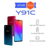 [macmun]- - Combo Điện Thoại Vivo Y91C 2Gb + 32Gb - Hàng Chính Hãng