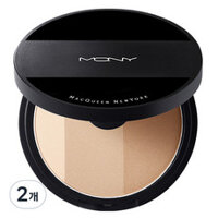 Macqueen New York Fake Up 3 Màu Shading 9g Màu Be Nâu 2 Miếng