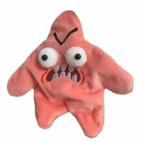 Mad Patrick Touch My Patrick Angry Starfish Fierce funny plush toy