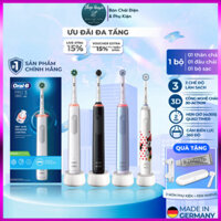 [Made In Germany] Bàn Chải Điện Oral-B Braun Pro 3 3000 - Cảm Biến Lực 360°, Pin Li-ion, Hẹn Giờ ProTimer, 3 Chế Độ Chải