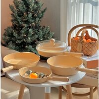 [Made In Korea] Chảo Chống Dính MYTEM DONO Wok PAN MANDARINCOLOR IH Bếp Điện Từ