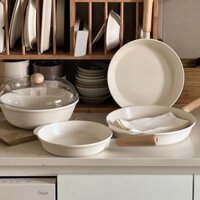 [Made In Korea] Chảo Chống Dính MYTEM DONO Wok PAN COCONUT COLOR IH Bếp Điện Từ