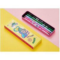 [made In korea] monami 153 Bút Bi Ngòi 0.5mm, 5 Màu Mực Thiếc