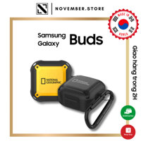 (MADE IN KOREA) Ốp case cho Galaxy Buds2 Pro / Buds 2 / Buds FE / Buds Pro / Buds Live - National Geographic (Tặng móc)