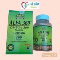 [Made in USA ] Combo 3 hộp Viên uống Omega369 ALFA Tinh dầu Hạt Lanh