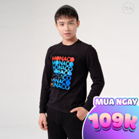 Made in Vietnam] Áo bé trai BIGFOX - MISS MEOW thu đông, áo dài tay cho bé size đại in Monaco 12-15 tuổi