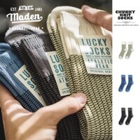 Maden Vớ Dệt Kim Dài Trung Bình Mềm Mại Thân Thiện Với Da Trẻ Trung Phong Cách Công Sở Cho Nam