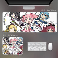 Madoka Magica Miếng Lót Chuột Đường May Lớn Máy Tính Accessorie FJTPD4277 250220