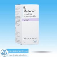 Madopar 250 thuốc điều trị bệnh Parkinson (lọ 30 viên)