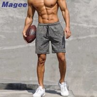 Magee Mới Quần Short Nam Hàn Quốc Retro Thường Ngày Sang Trọng Màu Trơn Chạy Bộ Thể Dục Nhanh Khô Thể Thao Rời Tập Bóng Rổ Đi Biển Thời Trang Capris