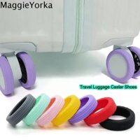 MAGGIE Silicone Bọc bánh Xe hành lý Phổ thông Im lặng Bọc bảo vệ bánh xe Vali Chống trầy xước Bền Giày Bánh Xe Hộp xe đẩy