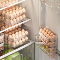 Maggie1 1 / 2 / 3 Cái Tủ Lạnh Trứng Hộp Bảo Quản Tủ Lạnh Hộp Đựng Trứng Tiết Kiệm Không Gian Trứng Tổ Chức Hộp Đựng Bàn Làm Việc Nhà Bếp 10 Lưới VN