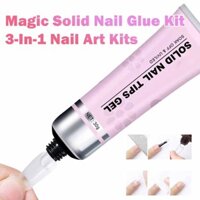 Magic Solid Nail Glue Kit 3-In-1 Nail Art Kits