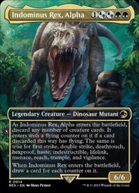 Magic the Gathering - Universes Beyond: Jurassic World Collection - Indominus Rex, Alpha