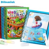 Magic Water Drawing Books Coloring Book for Kids Doodle Magic Pen Bức tranh Bảng vẽ Trẻ em Đồ chơi giáo dục Quà tặng sin