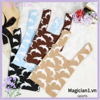 Magician1 knot wrist bag, whale handmade knit handbag, fashion high-capacity knit shopping bags girls