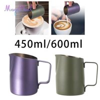 Magideal 450 / 600 Bình Sữa Cốc xiên Miệng Espresso Hấp Bình Cho Latte Art Chai Cappuccino Hot Chocolate
