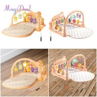 Magideal Baby Play Mat Piano Gym kèm nhạc, Đồ chơi giáo dục học tập sớm, Thảm chơi trẻ sơ sinh cho bé trai 0 6 12 tháng tuổi Trẻ sơ sinh