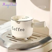Magideal Bơ Nóng Chảy Nồi 90ml Bình Sữa Chịu Nhiệt Độ Cao 90ml Espresso Cốc Sữa Nhỏ Cho Thanh Nhà Trà Văn Phòng