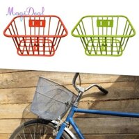 MagiDeal Giỏ xe đạp trẻ em Giỏ trước bằng kim loại Giỏ ba bánh cho