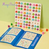 Magideal Gỗ Sudoku Số Học Sudoku Bảng Trò Chơi Sudoku Để Tập Hợp Hoạt Động Tương Tác Mầm Non Giải Trí