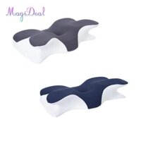 Magideal Gối Cổ Memory Foam Gối Tiện Dụng Cho Cổ Và Vai Gối Giường Thoải Mái Cho Ngủ Gối Không Đều