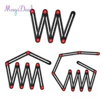 Magideal Hợp kim nhôm Thước đo nhiều góc Thước đa gấp Gạch men Định vị mở cho người tiện dụng
