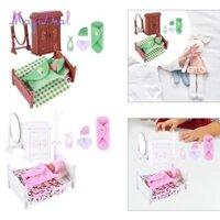 Magideal Mini Silicone Búp Bê Di Động Nhẹ Dễ Thương Thu Nhỏ Ngủ Nhỏ Cho Bé Gái Trẻ Em Quà Tặng Sinh Nhật
