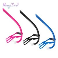 Magideal - Ống thở bơi cao cấp có ống ngậm thoải mái & Dây đeo đầu có thể điều chỉnh