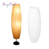 Magideal Rice Paper Floor Lamp Shade Moder Dễ dàng lắp ráp Đèn đầu giường Sàn giấy