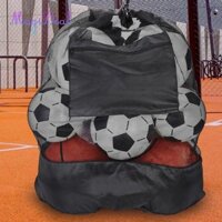 MagiDeal Túi đựng bóng lưới bóng đá Túi đựng dây rút Túi lưới Túi đựng túi lưới lưu trữ cho